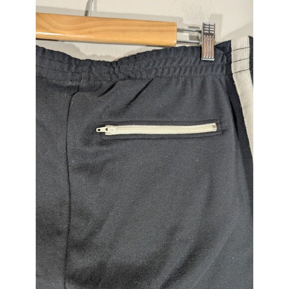 Anthropologie Maeve Womens Black Wide Leg Pull On Track Pants Sz L Casual Lounge - Picture 8 of 9